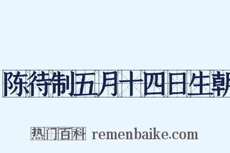 陈待制五月十四日生朝是什么意思的图片